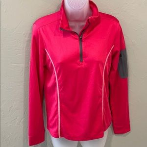 Ping 1/4 zip pullover size Small dry fit material